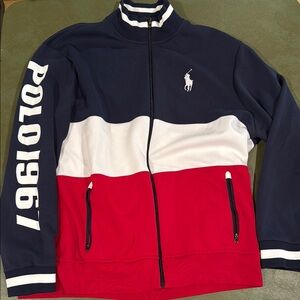 Polo Ralph Lauren Navy Red White Jacket